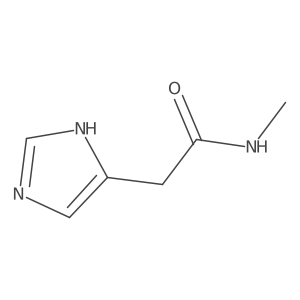 2-(1H-Imidazol-4-yl)-N-methylacetamide结构式