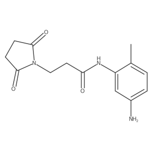 N-(5-Amino-2-methylphenyl)-2,5-dioxo-1-pyrrolidinepropanamide结构式
