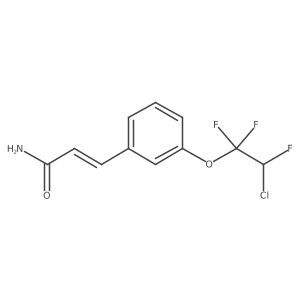 3-[3-(2-Chloro-1,1,2-trifluoroethoxy)phenyl]-2-propenamide Structure