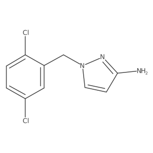 1-(2,5-dichlorobenzyl)-1H-pyrazol-3-amine Structure