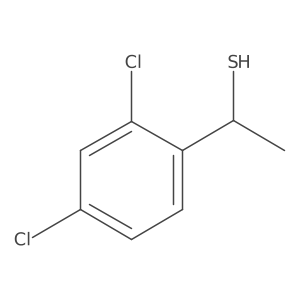 1-(2,4-Dichlorophenyl)ethane-1-thiol结构式