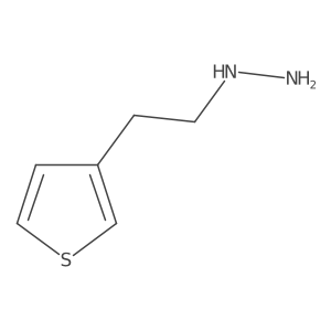 (2-(Thiophen-3-yl)ethyl)hydrazine结构式