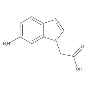 Nc1ccc2ncn(CC(=O)O)c2c1结构式