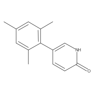 5-(2,4,6-Trimethylphenyl)-2(1H)-pyridinone Structure