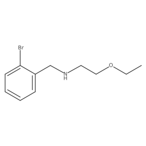 [(2-Bromophenyl)methyl](2-ethoxyethyl)amine Structure