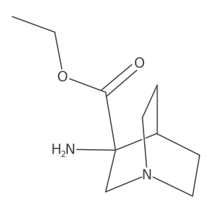 Ethyl 3-aminoquinuclidine-3-carboxylate结构式