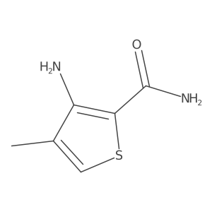 3-Amino-4-methylthiophene-2-carboxamide结构式