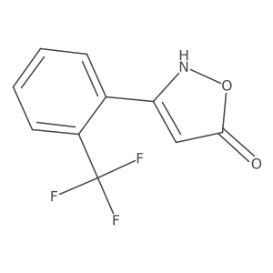 5-Hydroxy-3-[2-(trifluoromethyl)phenyl]isoxazole结构式