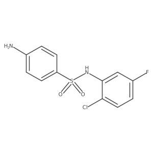 4-amino-N-(2-chloro-5-fluorophenyl)benzenesulfonamide Structure
