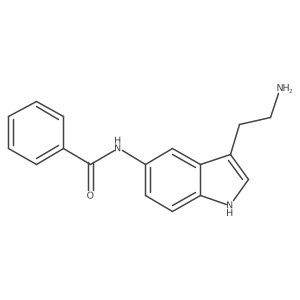 N-[3-(2-aminoethyl)-1H-indol-5-yl]benzamide结构式