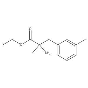 Alanine, 2-methyl-3-(M-methylphenyl), ethyl ester Structure