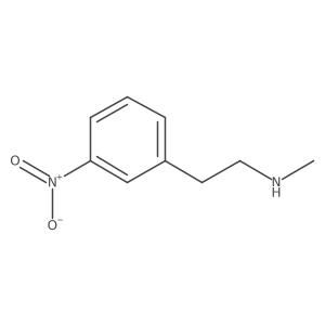 n-Methyl-2-(3-nitrophenyl)ethan-1-amine结构式