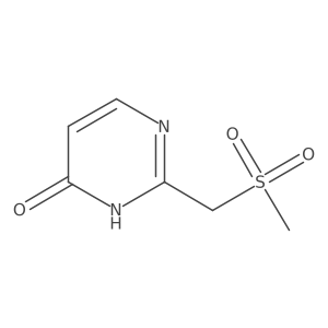 2-(Methanesulfonylmethyl)-3,4-dihydropyrimidin-4-one结构式