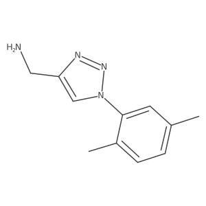 [1-(2,5-dimethylphenyl)-1H-1,2,3-triazol-4-yl]methanamine结构式