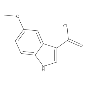 5-Methoxy-1H-indole-3-carbonyl chloride Structure