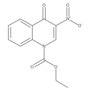 Ethyl 3-nitro-4-oxoquinoline-1-carboxylate Structure