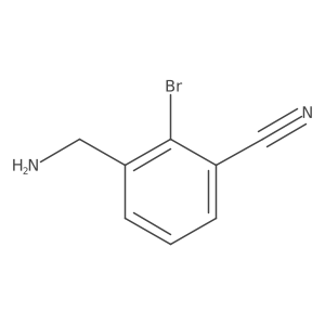 3-(Aminomethyl)-2-bromobenzonitrile Structure