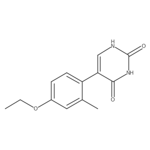 (2,4)-Dihydroxy-5-(4-ethoxy-2-methylphenyl)pyrimidine Structure