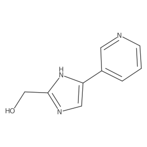 (4-(Pyridin-3-yl)-1H-imidazol-2-yl)methanol Structure