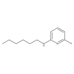 6-fluoro-N-hexylpyridin-2-amine结构式