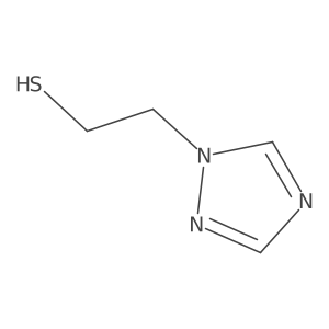 2-(1,2,4-Triazol-1-yl)ethanethiol结构式