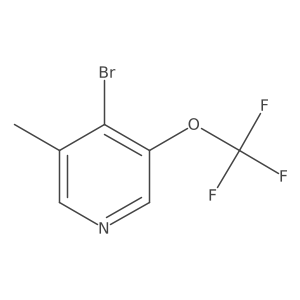 4-Bromo-3-methyl-5-(trifluoromethoxy)pyridine Structure