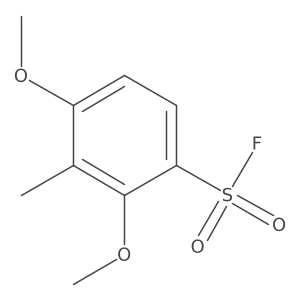 2,4-Dimethoxy-3-methylbenzene-1-sulfonyl fluoride Structure