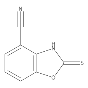 2-Mercaptobenzo[d]oxazole-4-carbonitrile结构式