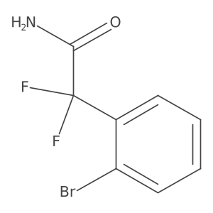 2-(2-Bromophenyl)-2,2-difluoroacetamide结构式