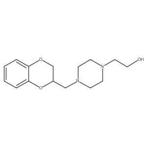 4-[(2,3-Dihydro-1,4-benzodioxin-2-yl)methyl]-1-piperazineethanol Structure