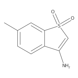 3-Amino-6-methyl-1lambda6-benzothiophene-1,1-dione结构式