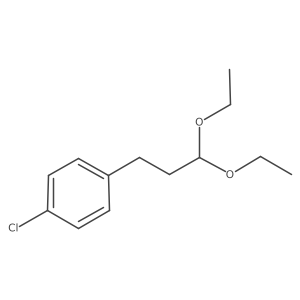 1-Chloro-4-(3,3-diethoxypropyl)benzene Structure