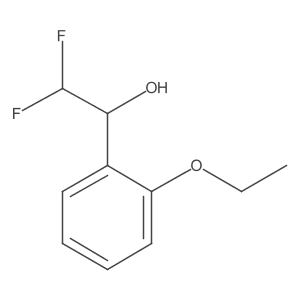 1-(2-Ethoxyphenyl)-2,2-difluoroethan-1-ol结构式