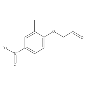 Acetaldehyde, 2-(2-methyl-4-nitrophenoxy)-结构式
