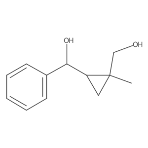 1-Methyl-I+/-2-phenyl-1,2-cyclopropanedimethanol结构式