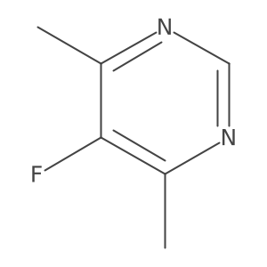 5-Fluoro-4,6-dimethylpyrimidine结构式