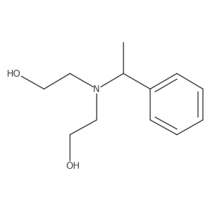 (S)-2,2'-((1-Phenylethyl)azanediyl)bis(ethan-1-ol) Structure