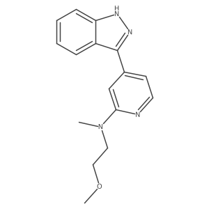 4-(1H-indazol-3-yl)-N-(2-methoxyethyl)-N-methylpyridin-2-amine Structure