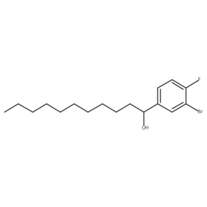 3-Bromo-I+/--decyl-4-fluorobenzenemethanol结构式