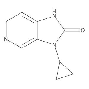 3-Cyclopropyl-1H-imidazo[4,5-c]pyridin-2(3H)-one结构式