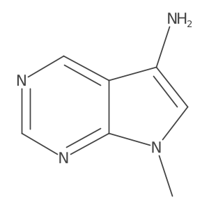 7-Methyl-7H-pyrrolo[2,3-d]pyrimidin-5-amine Structure