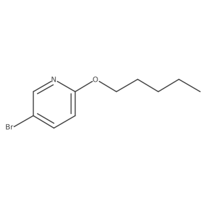 5-Bromo-2-(pentyloxy)pyridine结构式