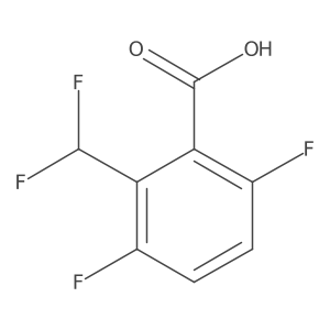 2-(Difluoromethyl)-3,6-difluorobenzoic acid Structure