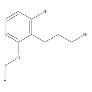 1-Bromo-2-(3-bromopropyl)-3-(fluoromethoxy)benzene Structure