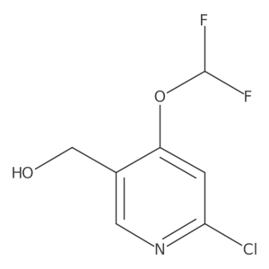 (6-Chloro-4-(difluoromethoxy)pyridin-3-yl)methanol Structure