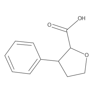 (2S,3S)-3-Phenyltetrahydrofuran-2-carboxylic acid Structure