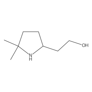 2-(5,5-Dimethylpyrrolidin-2-YL)ethan-1-OL结构式