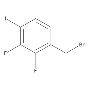 2,3-Difluoro-4-iodobenzyl bromide结构式