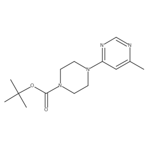 Tert-butyl 4-(6-methylpyrimidin-4-yl)piperazine-1-carboxylate Structure