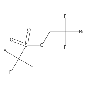 2-Bromo-2,2-difluoroethyl trifluoromethanesulfonate Structure